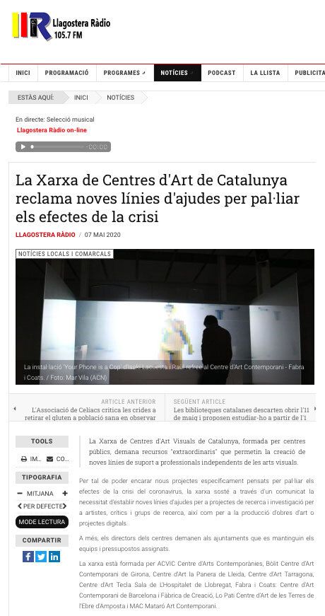07.05.2020 llagostera radio