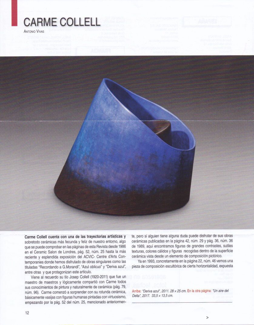 revista ceramica carme collell